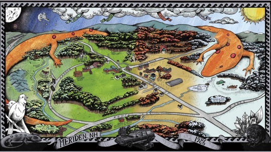 Okkervil River Meriden Map